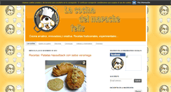 Desktop Screenshot of lacocinadelmapachefeliz.com